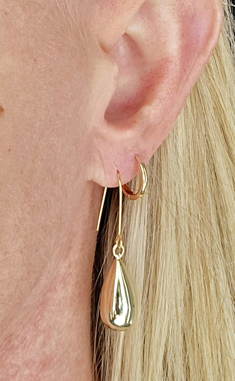 Chunky Teardrop Dangles