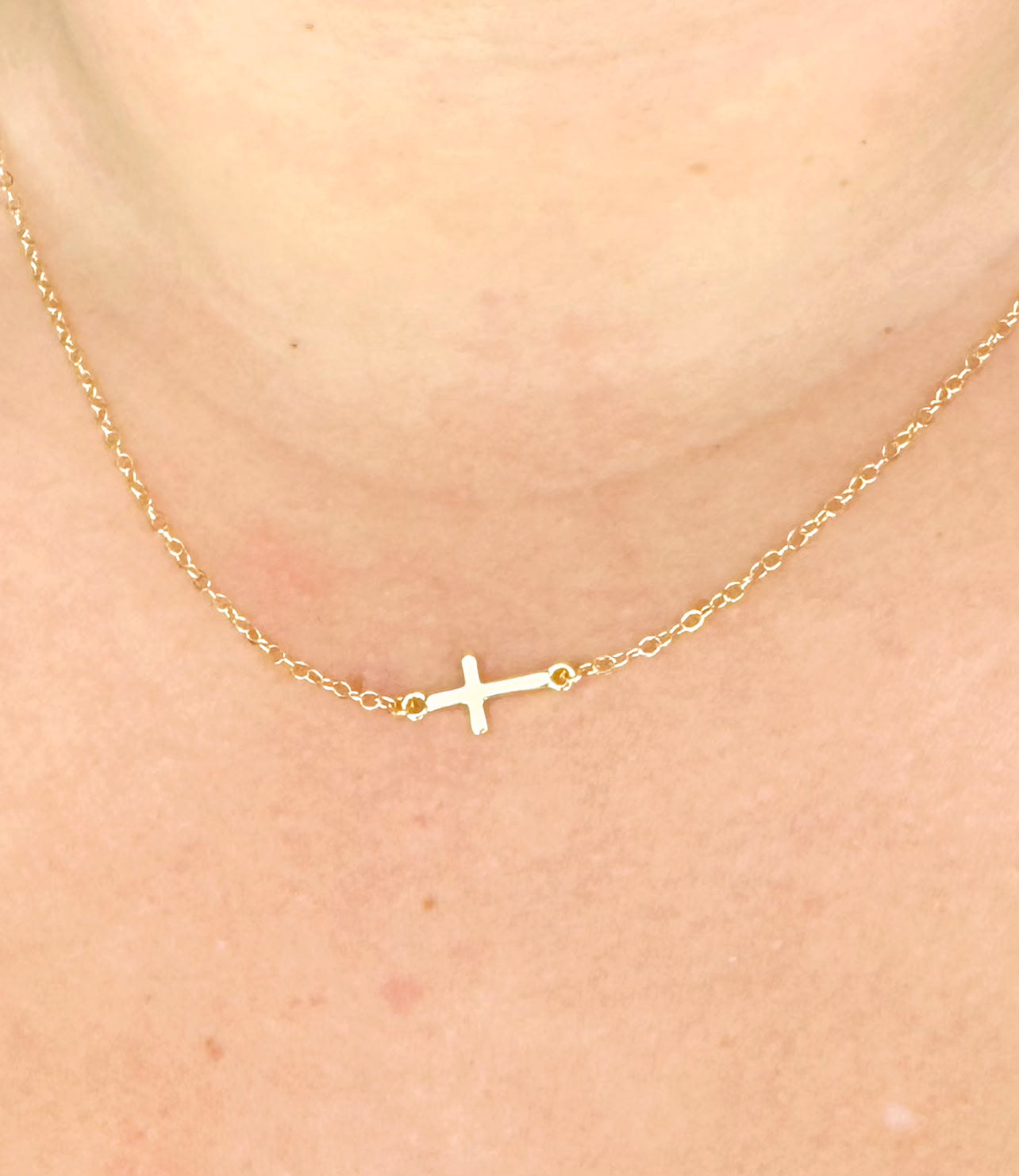 Connector Cross Necklace