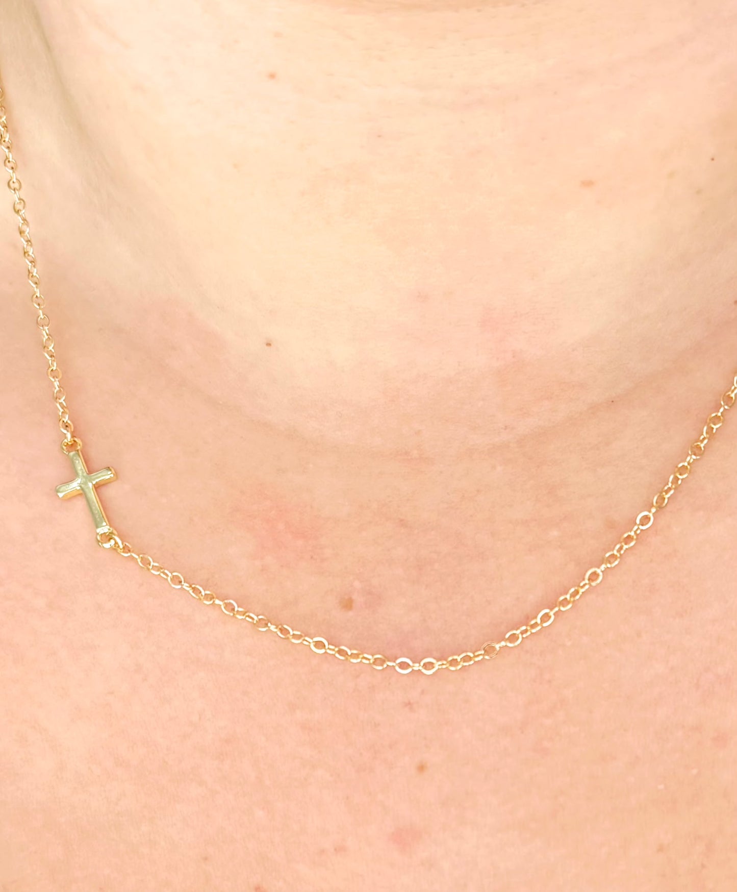 Connector Cross Necklace