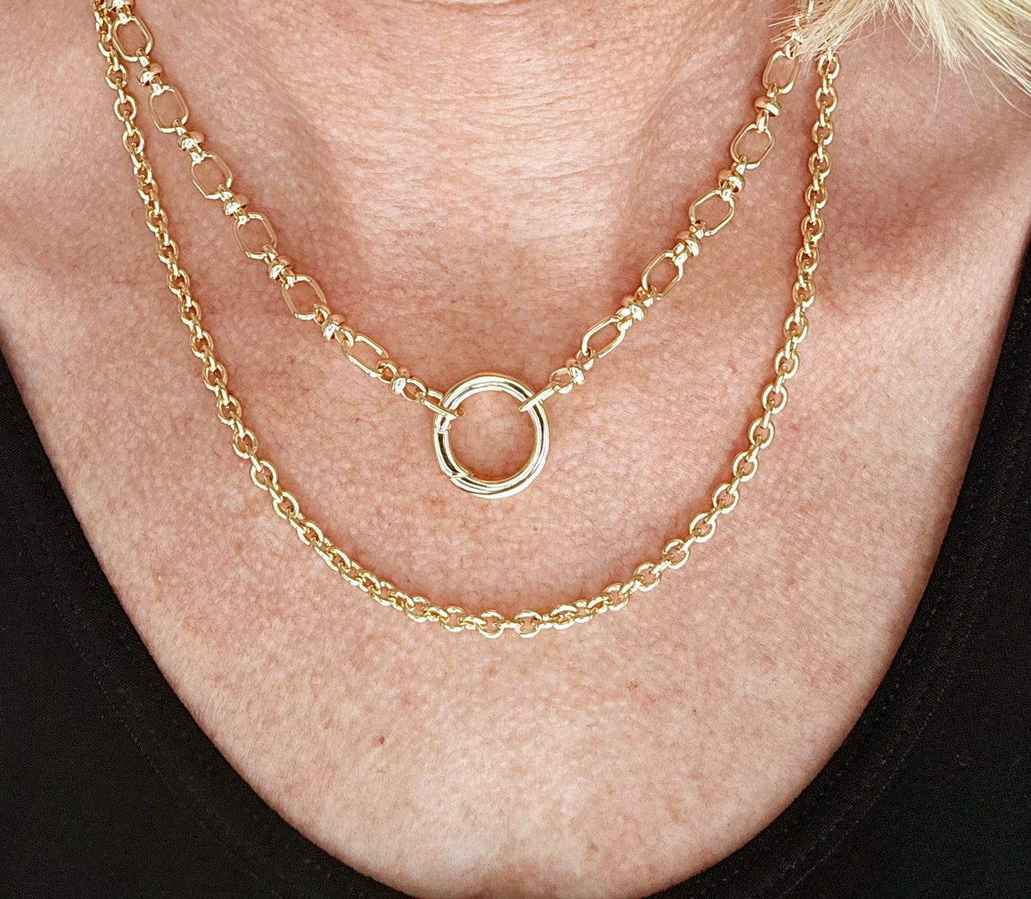 Super Chunky Carabiner Necklace