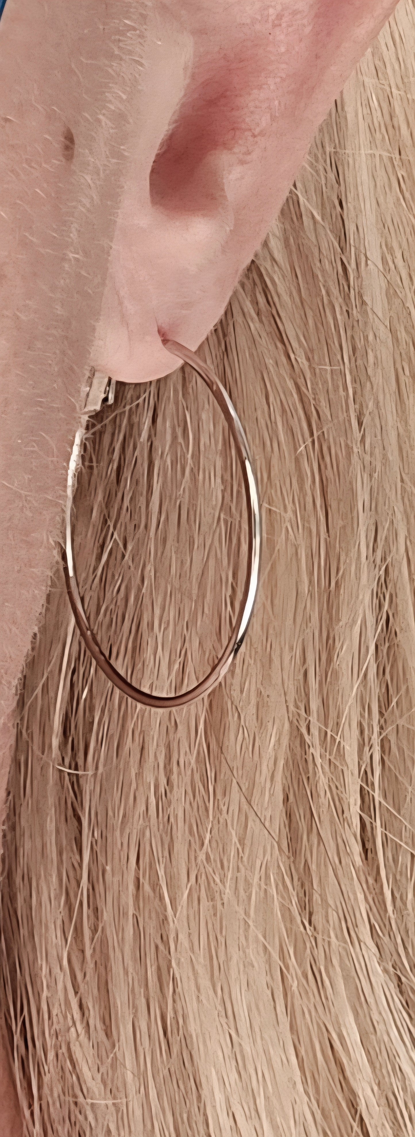 Silver hoops