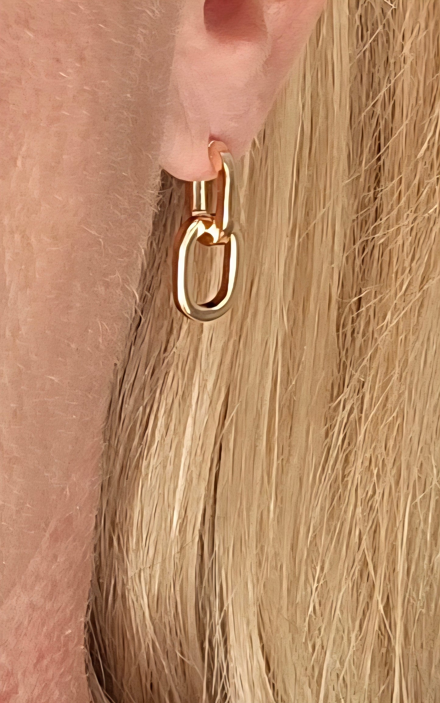 Chain link earrings