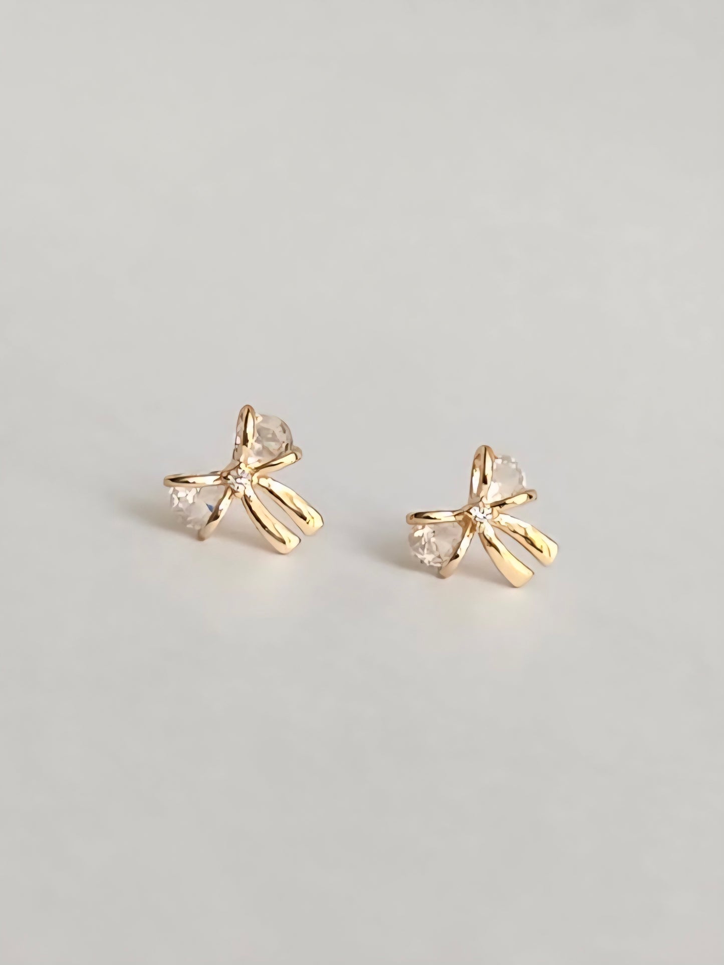 CZ Mini Bow Stud