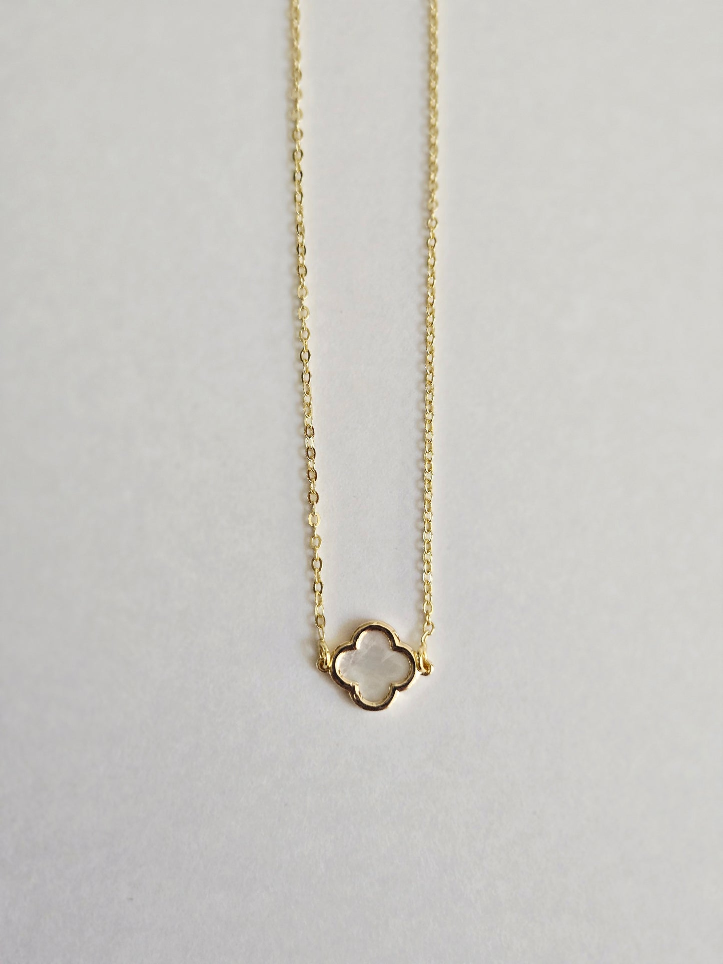 Pearl Petals connecter necklace