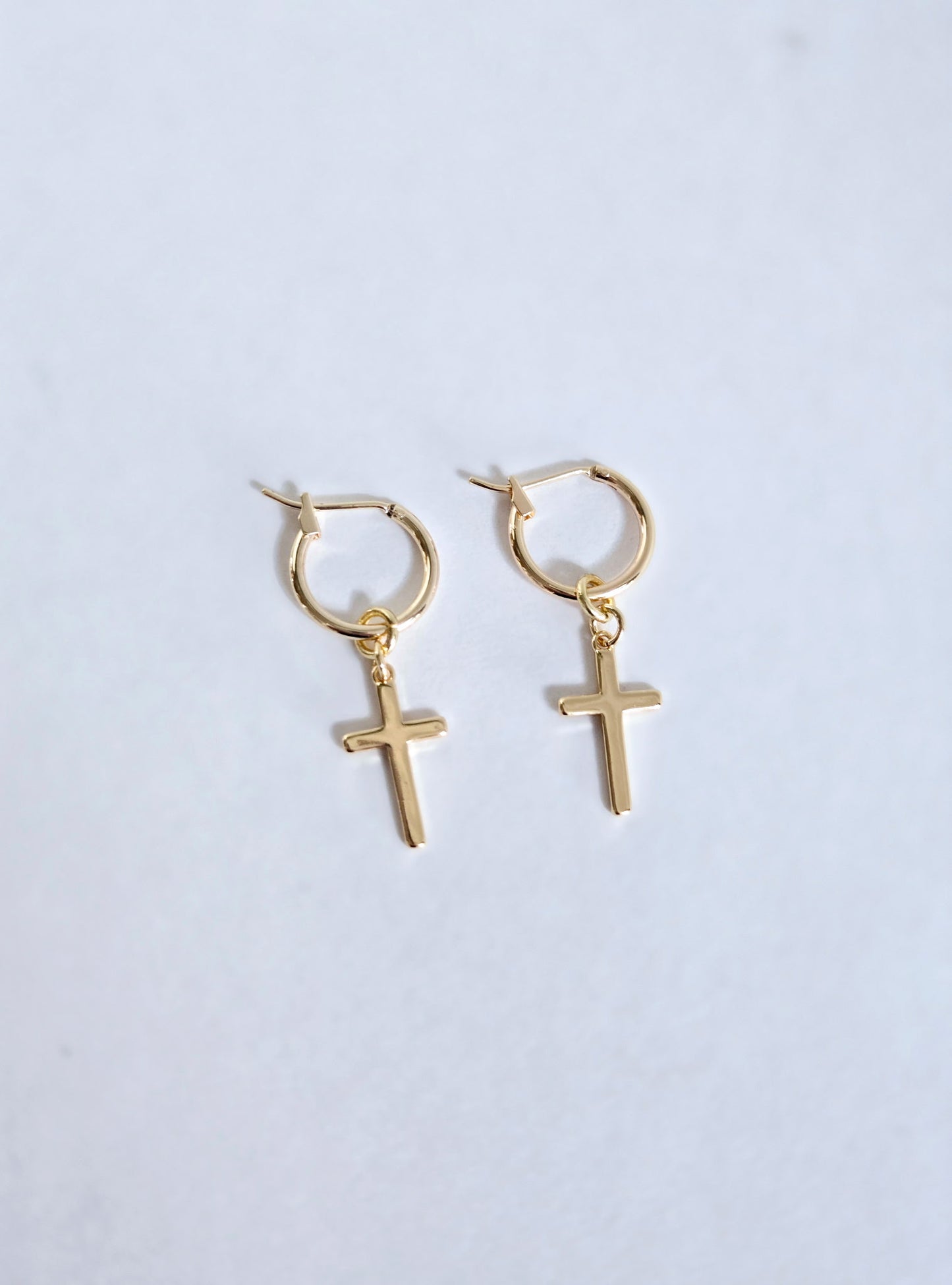 Simple Cross Earrings