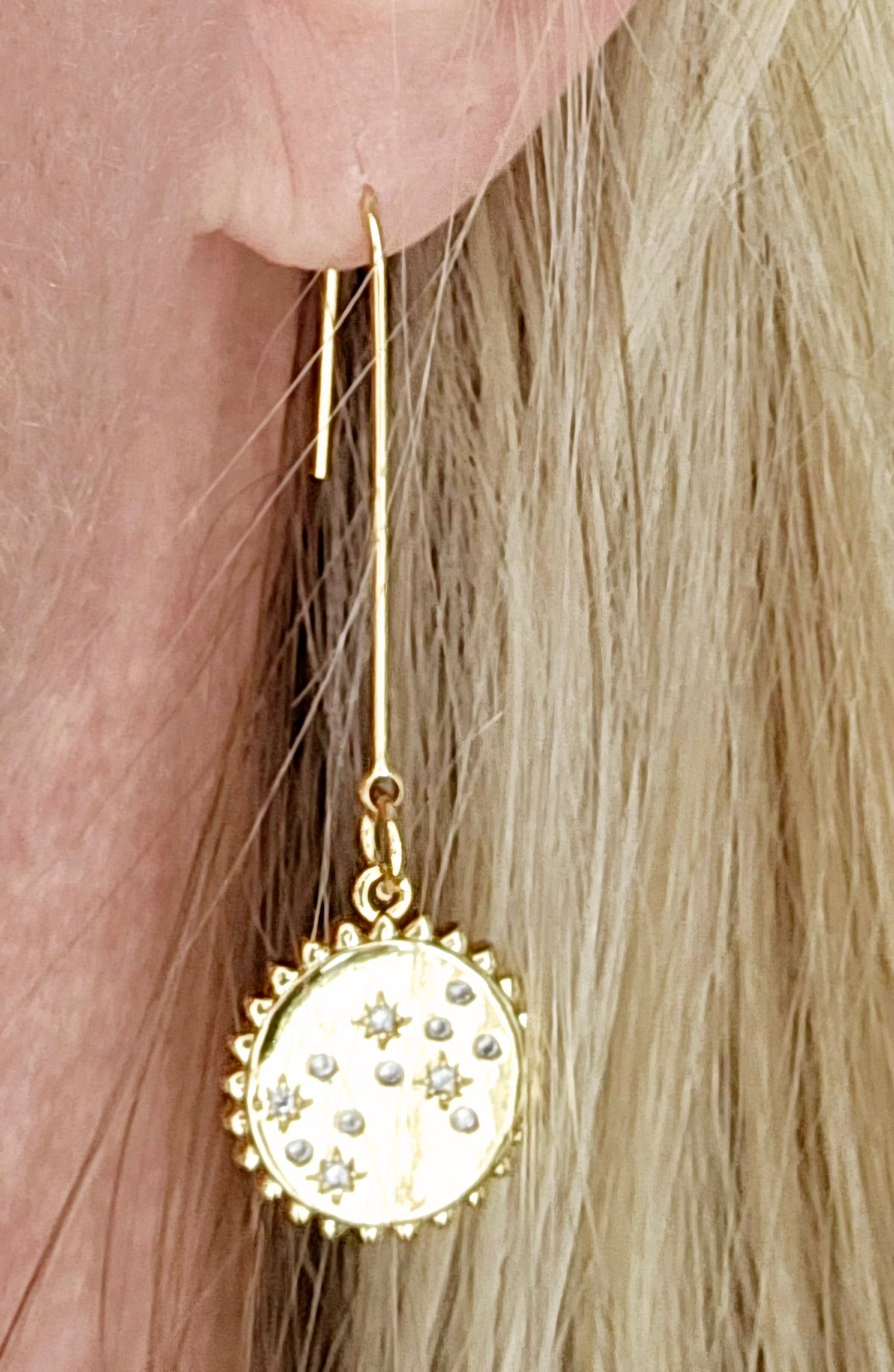 North Star Coin Earrings