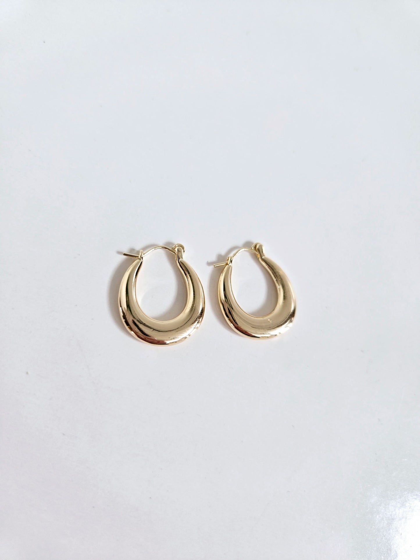 Teardrop Latch Hoops