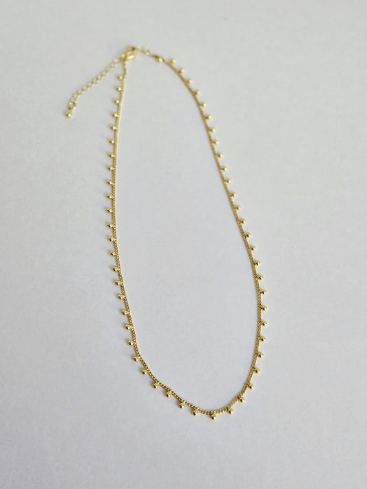 Beaded Cuban choker