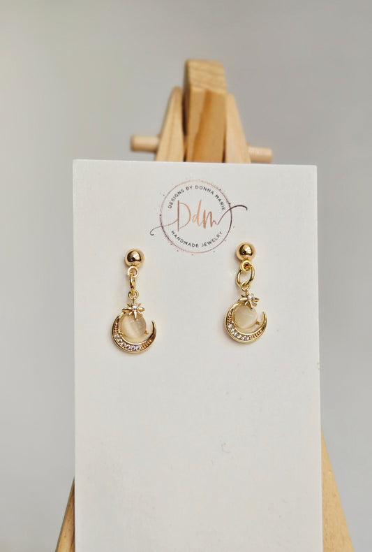 moon goddess earrings